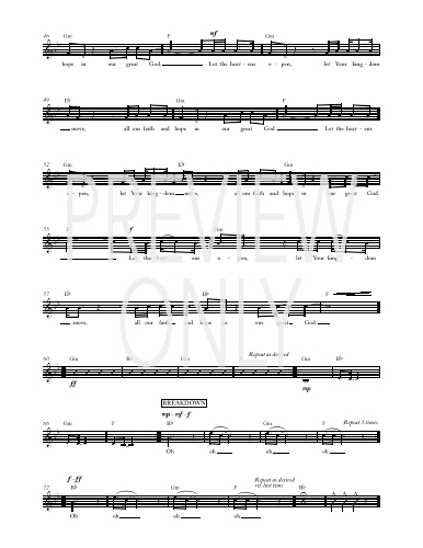 Open up the heavens chords pdf